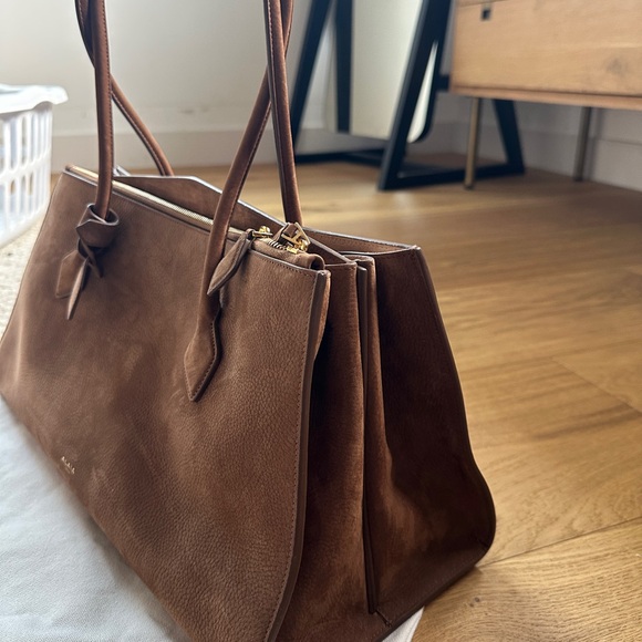 LE TECKEL TOTE BAG IN NUBUK CALFSKIN - Picture 5 of 15